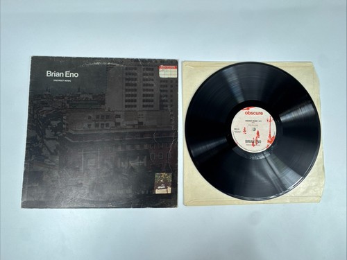 Brian Eno Discreet Music Obscure OBS 3 EX/G British Import LP VINYL