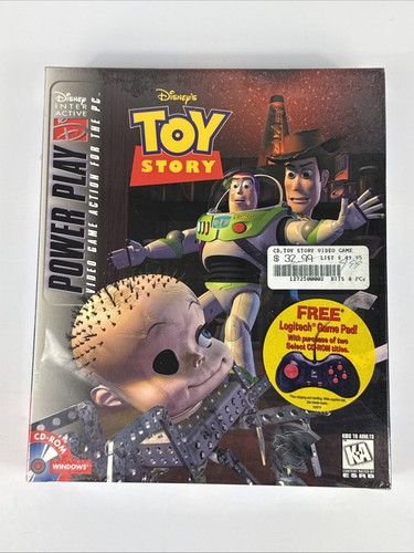 Toy Story Disney NEW PC Game Big Box Rare 90s New Sealed